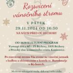 Rozsvícení vánočního stromku v Býchorech